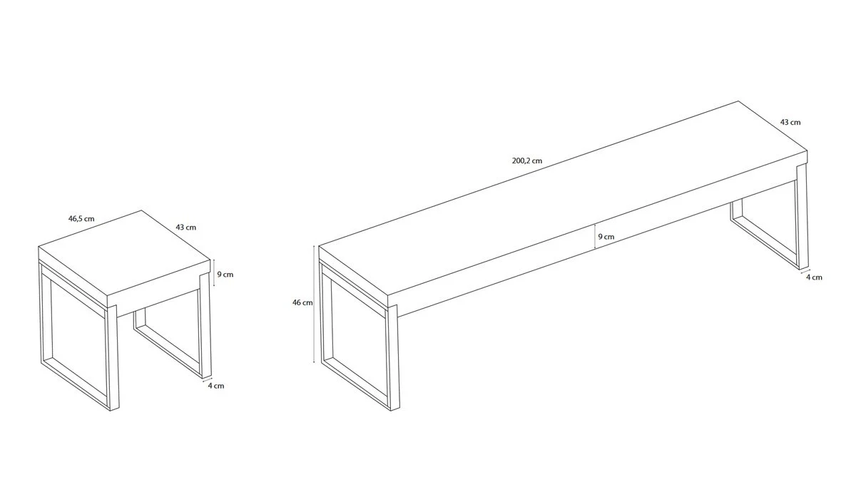 Aramith Fusion Bench / Stool - Image 5