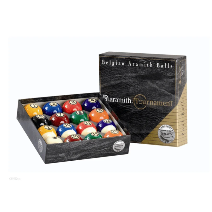 Aramith Tournament Pool Ball Set 2" ¼ (with Duramith™ Technology)