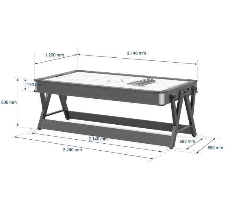 Atlanta Multi-Game Pool Table (Pool, Air Hockey, Roulette, Poker) - Image 7