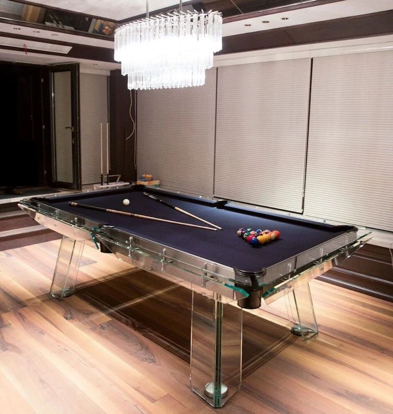 Berlin Glass Pool Table - Image 7