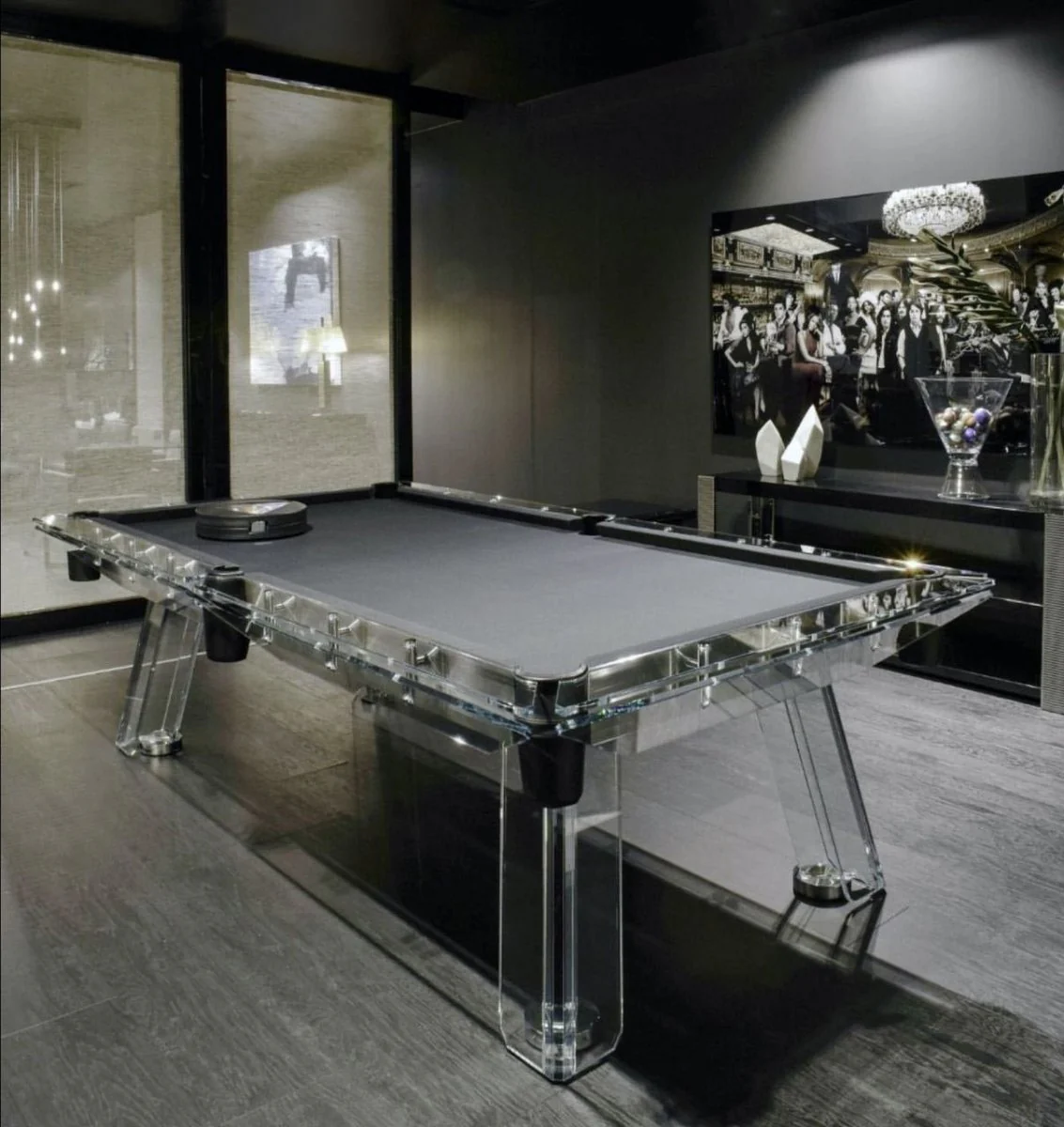 Berlin Glass Pool Table - Image 8