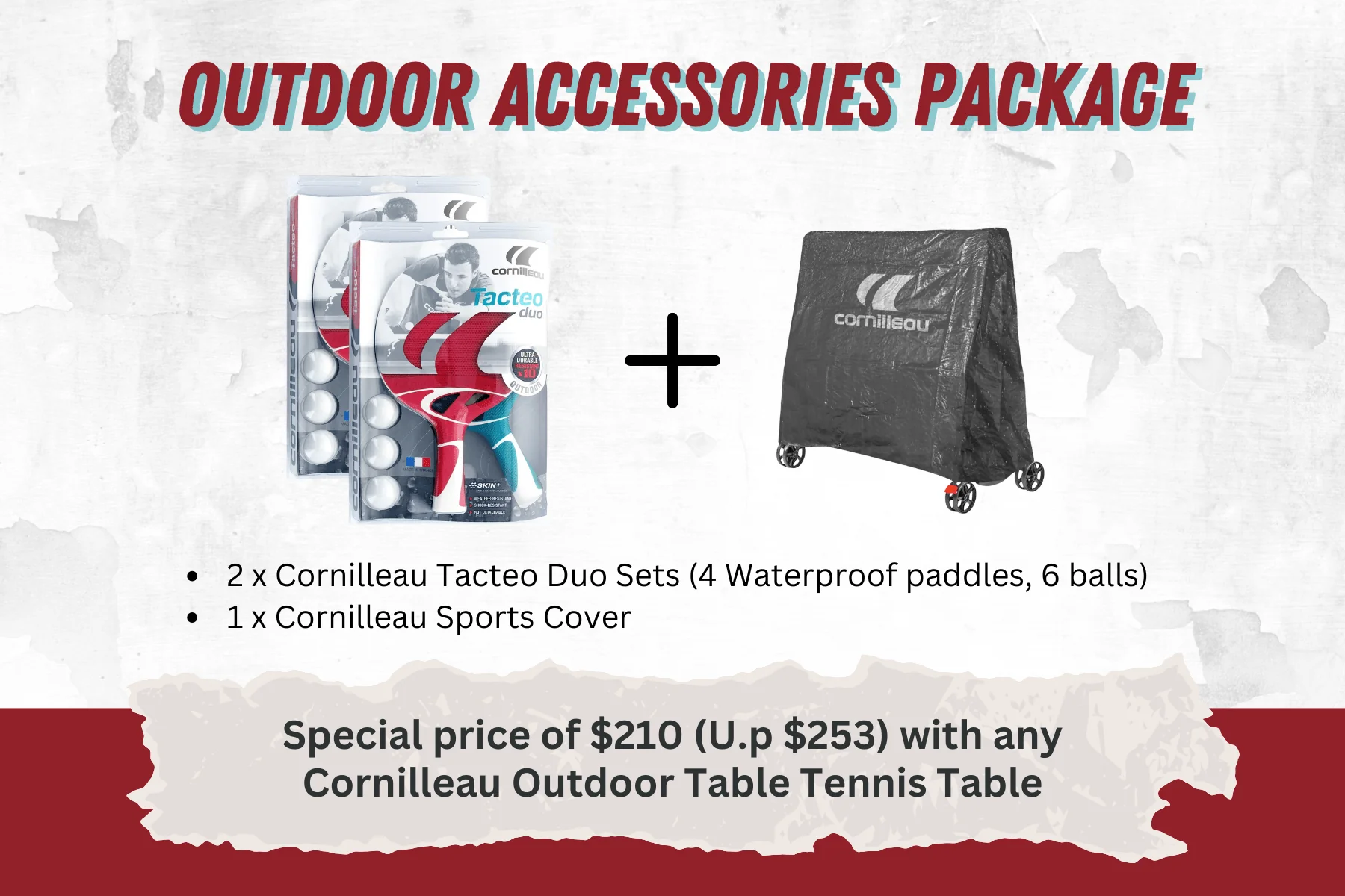 Cornilleau 600X Indoor / Outdoor Table Tennis Table - Image 9