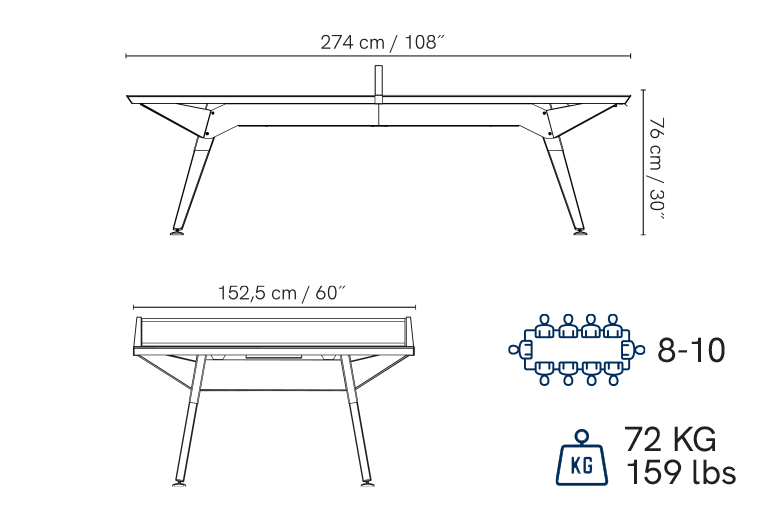 Origin Indoor / Outdoor Dining Table Tennis Table - Image 7