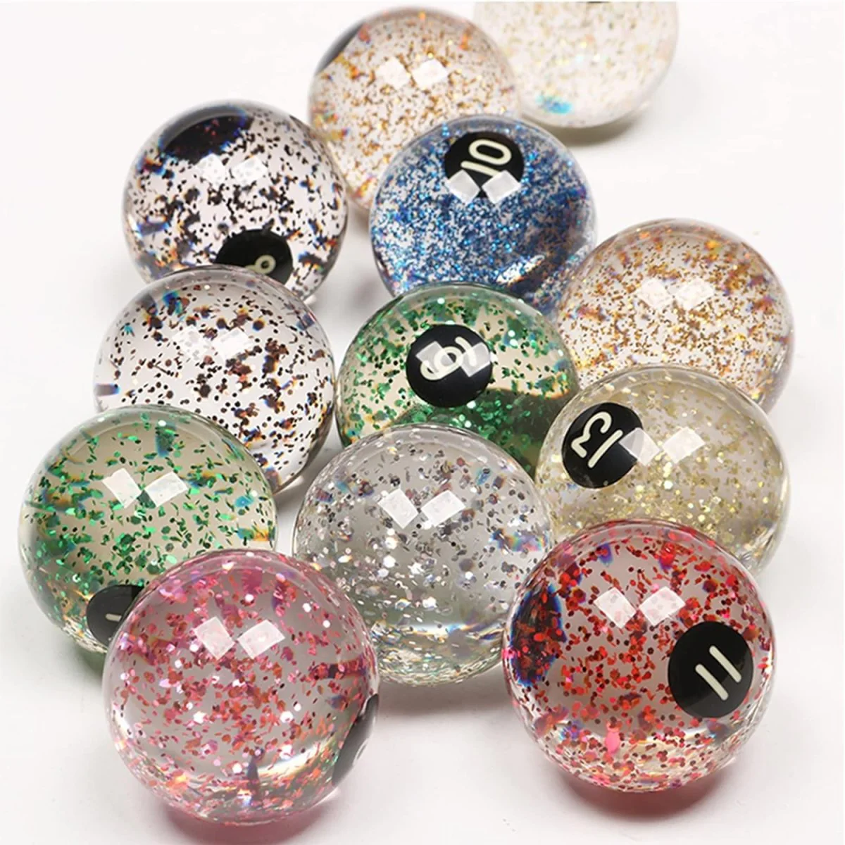 Panther Crystal Sparkling Pool Ball Set - Image 4