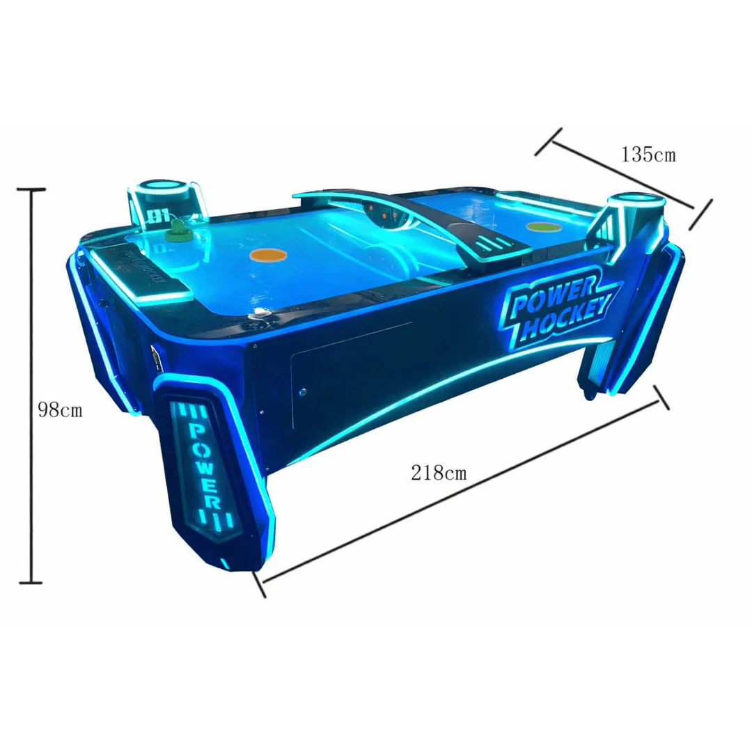 LED Power Air Hockey Table - Image 5