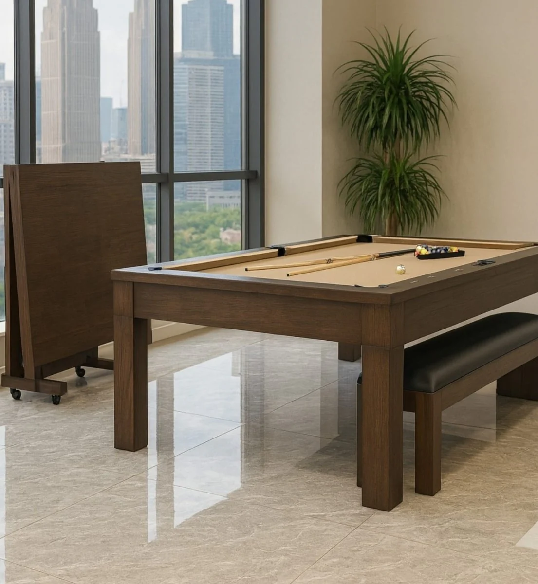 Verona Dining Pool Table - Image 5